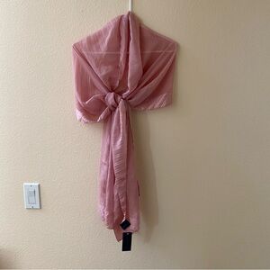 NWT CHARTER CLUB Long Corrugated Silk Scarf for Women